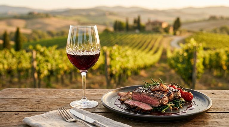 Abbinamento del Bolgheri Rosso: piatti giusti ed errori da evitare